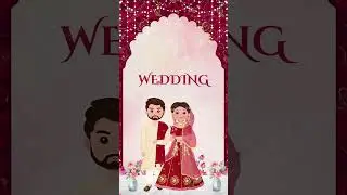 A Beautiful Hindu Wedding Invitation Video | Digital Wedding Card | Save the Date | GFXRIDER