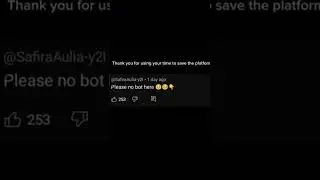 Please report all bots you see and join to help the cause #saveyoutube #bot #report