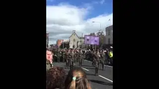 Easter Rising Centenary Parade - Helicopter and Plane flybys