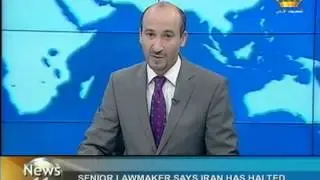 English News at ten in Jordan Television 24-10-2013