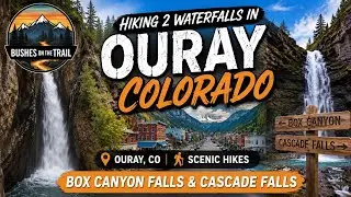 Two Majestic Waterfalls in Ouray Colorado | Box Canyon Falls & Cascade Falls