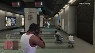 GTA 5 : Madman Shooting at the Airport #gta 