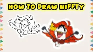 How to Draw Niffty from Hazbin Hotel &ndash; Cartoon Character Drawing