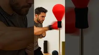 MAXSTRENGTH Freestanding Boxing Speed Ball | Reflex Punching Ball for Home & Gym Training