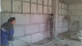 Lightweight concrete made of cement limestone aluminum powder for peb buildings thermal insulation