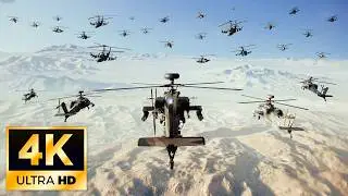 Battlefield 2042 : AH-64 Apache VS 24 Helicopters | RTX 4080 SUPER 16GB ( 4K Ultra RTX ON/DLSS ON )