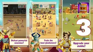 Gladiators Arena: Idle Tycoon - Gameplay Walkthrough Part 3 (IOS, Android)