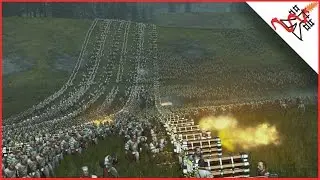12500 ZOMBIES vs 312 HELLBLASTER VOLLEY GUNs - Total War: WARHAMMER