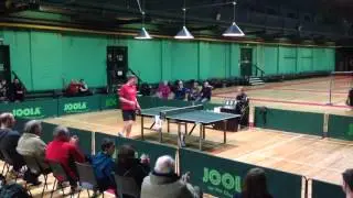 York Closed Table Tennis 2016 - Men's Final: James Rule v Martin Lowe game 2 of 4