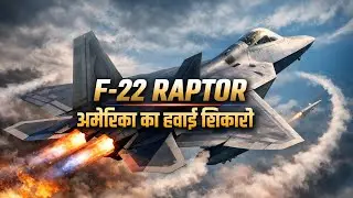 F-22 Raptor 🔥 | अमेरिका का सबसे खतरनाक Fighter Jet | Stealth, Mach Speed, Thrust Vectoring