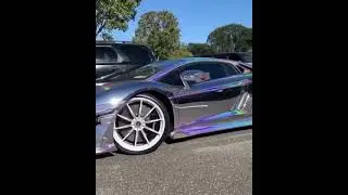 Chromaflair finish on a lambo