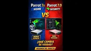 Parrot 7.0: Home vs Security | Resumen (2 ISOs) ¿Qué cambia?