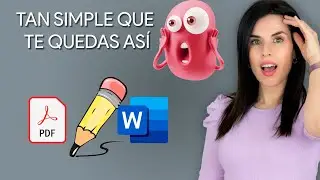 Cómo EDITAR un PDF en Word ✅