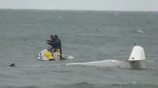 Five boats capsize on Lake Michigan in Evanston