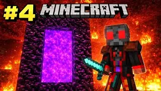 ENTERING NETHER FOR THE FIRST TIME 😱🔥 | Survival #4