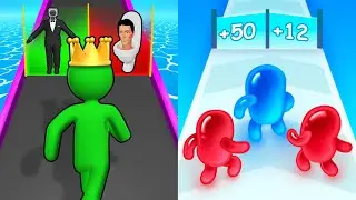 Giant Rush! VS Join Blob Clash 3D 🍉🍑🍅 All New Levels Games Walkthrough iOS, Android Gameplay Update