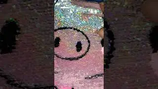 ASMR //Reverse Sequin Pillows 🐷😘 #shorts
