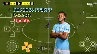 eFootball PES 2026 PPSSPP Android Offline Full Update Club, UCL & League kits, 2025/26 Season