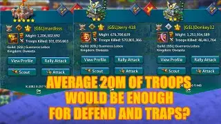 Lords Mobile- Fun rally 4 castle X 20M of troops #lordsmobile | HyA guild #lordsmobilerallies #fyp