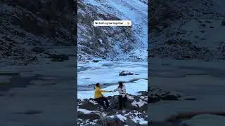 Hidden gem of Ladakh this place is after Drass #ladakh #couplegoal #mountains