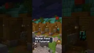 EASY ANIMAL PENS! | Minecraft How to Build Animal Pens and Stables Tutorial