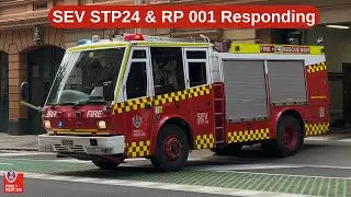 FRNSW SEV STP24 & Rescue Pump 001 (COS) Responding