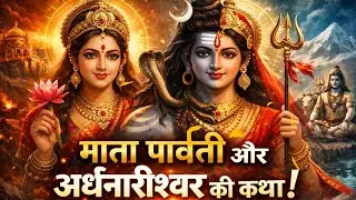 अर्धनारीश्वर: माता पार्वती और शिव जी की कथा। पौराणिक कथा।हिंदी कथा। अध्यात्म।@motivationeveryday1356