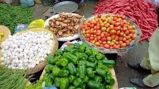 Narowal Sabzi Mandi Today | Sabzi Sasti, Fruits Cheap | Peas Price High | Market Update