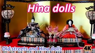 Hina dolls are exhibited everywhere in Takehara City, where the old townscape remains.