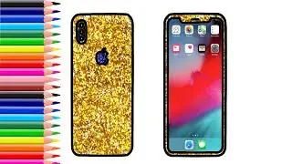 Draw the iphone X in the color filter for kids | Garden Colors For Kids