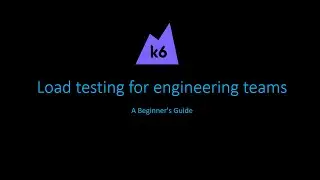 #1 Introduction to k6 - Load testing for engineering teams | k6 | Code with MMAK