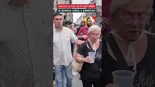В Буэнос-Айресе произошли столкновения полиции с пенсионерами: трое арестованы во время протеста ...