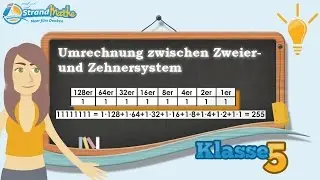 Zweiersystem und Zehnersystem Umrechnung || Klasse 5 ★ Wissen