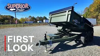 2025 Military Green Load Trail Dump Trailer | FIRST LOOK