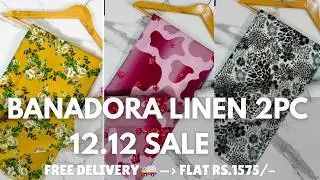 Biggest Winter Sale: Baroque Premium Linen 2PC at Flat 1150 | Big Width (54 Inch) Collection