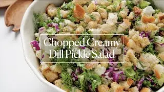 Chopped Creamy Dill Pickle Salad