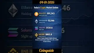 🚀 #Crypto Market Update Today | #BTC $91,243 | ETH, SOL & #BNB Holding Strong 📈