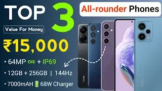 Top 3 Best 5G All-rounder Phones Under 15000 | 5g Mobile Under 15k | Letest 5G Phones January 2026