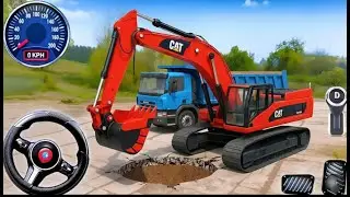 New City Road Construction simulator 3D game | Heavy JCB Excavator Gameplay Android