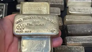20 oz for the Collection! Vintage Silver Bars 💰Ohio Precious Metals 10 oz & Rarities Mint 10 oz Bars