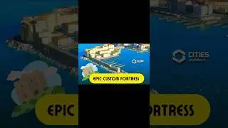 Epic Castle Walls and Fortress in Cities Skylines 2