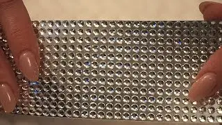 ASMR Rhinestone Scratching & Brush Tracing