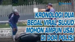 Kronologi Dua Begal Viral Sujud Mohon Ampun usai Kena Dor Polisi Kanit Intel