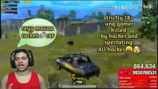 Unq gamer killed by hacker🤯🤬🔥 and spectating. STRICTLY 18+🤣🤣