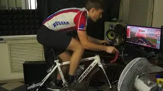 Ступенчатый тест FTP в zwift