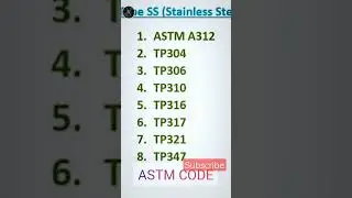 Stainless Steel Astm Code #Shorts #Viral Video