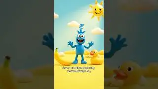 Meet Zippy the 3D Star! | Learn Colors RED BLUE YELLOW | Fun Educational Video for Toddlers