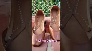 khussa design simple stylish elegant different styles brown 🤎#fashion #khussacollection #brown