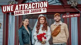 🎢PHANTOM MANOR de Disneyland Paris reproduit dans son jardin !? (film de Johan Souply)