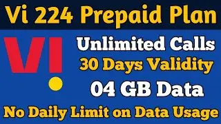 Vi 224 Prepaid Plan And 232 Plan Anaysis In Hindi
